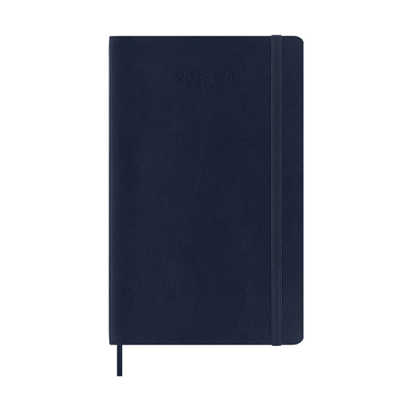 Moleskine large 18 maanden weekagenda 2025/2026 softcover saffierblauw (EN) 262543 - 1