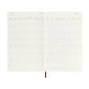 Moleskine large 18 maanden weekagenda 2025/2026 softcover scharlakenrood (EN) 262542 - 4