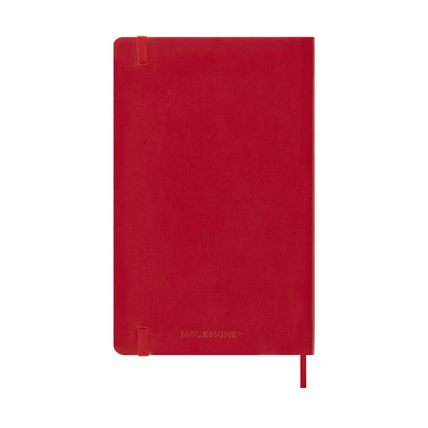 Moleskine large 18 maanden weekagenda 2025/2026 softcover scharlakenrood (EN) 262542 - 3