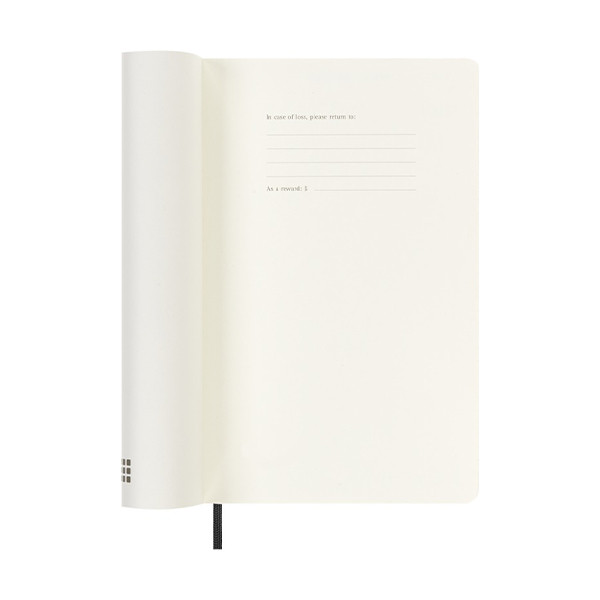 Moleskine large 18 maanden weekagenda 2025/2026 softcover zwart (EN) 262540 - 6