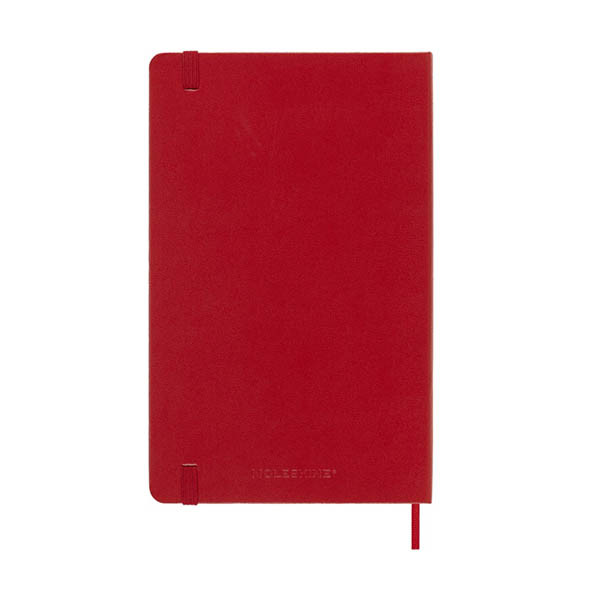 Moleskine large 18 maanden weekagenda 2026-2027 hardcover scharlakenrood EN 440038 - 6