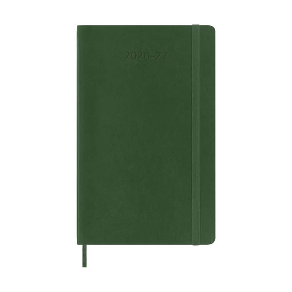 Moleskine large 18 maanden weekagenda 2026-2027 softcover mirtegroen EN 440044 - 1