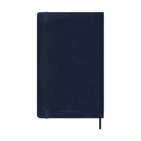 Moleskine large 18 maanden weekagenda 2026-2027 softcover saffierblauw EN 440043 - 6
