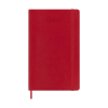 Moleskine large 18 maanden weekagenda 2026-2027 softcover scharlakenrood EN 440042 - 1