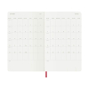 Moleskine large 18 maanden weekagenda 2026-2027 softcover scharlakenrood EN 440042 - 4