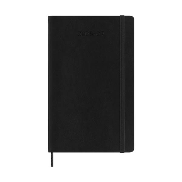 Moleskine large 18 maanden weekagenda 2026-2027 softcover zwart EN 440040 - 1