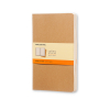 Moleskine large gelijnd schrift kraft (3 stuks)