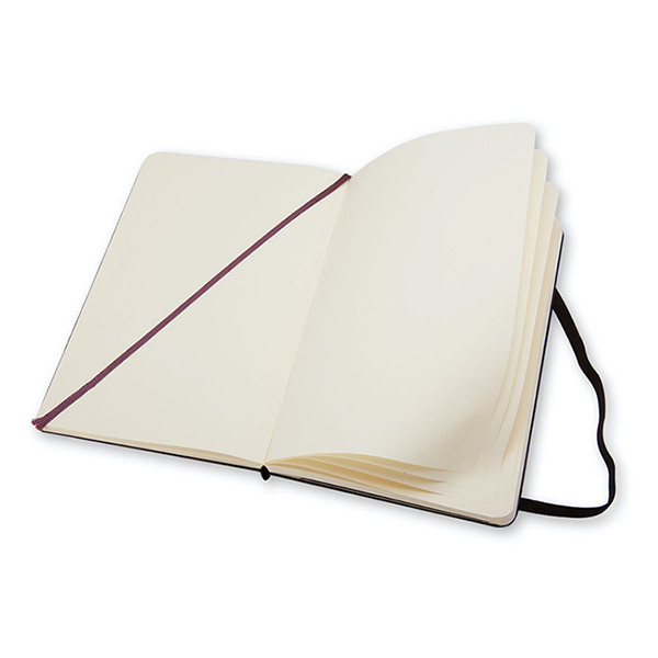 Moleskine large notitieboek blanco hard cover zwart IMQP062 313059 - 3