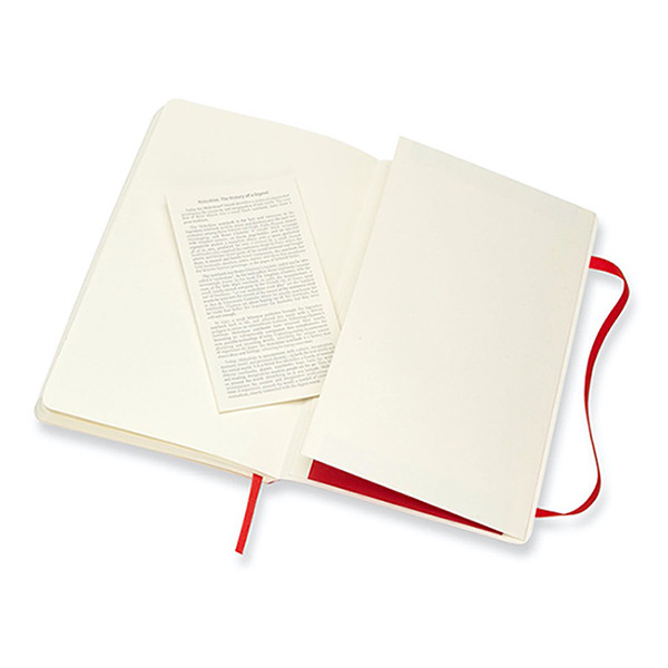 Moleskine large notitieboek blanco soft cover rood IMQP618F2 313062 - 4