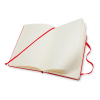 Moleskine large notitieboek gelijnd hard cover rood IMQP060R 313075 - 3