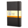 Moleskine large notitieboek gelijnd hard cover zwart
