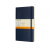 Moleskine large notitieboek gelijnd soft cover blauw