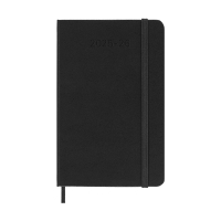 Moleskine pocket 18 maanden weekagenda 2025/2026 hardcover zwart (EN) 262535