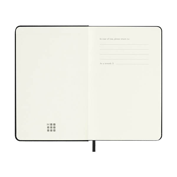 Moleskine pocket 18 maanden weekagenda 2026-2027 hardcover zwart EN 440035 - 2
