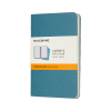 Moleskine pocket gelijnd schrift blauw (3 stuks)