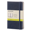 Moleskine pocket notitieboek blanco hard cover blauw IMQP012B20 313057 - 1