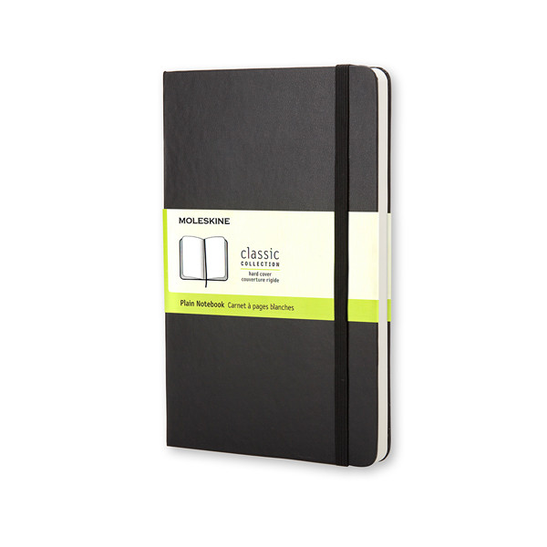 Moleskine pocket notitieboek blanco hard cover zwart IMQP012 313053 - 1