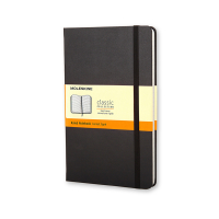 Moleskine pocket notitieboek gelijnd hard cover zwart IMMM710 313067