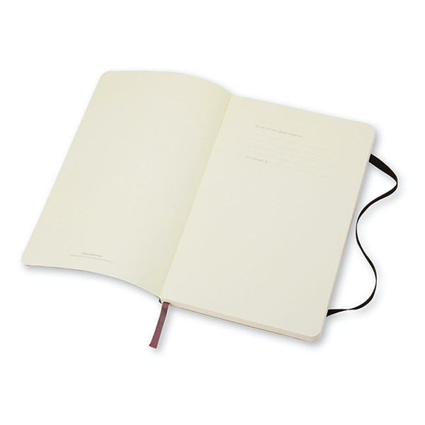 Moleskine pocket notitieboek gelijnd soft cover zwart IMQP611 313068 - 2