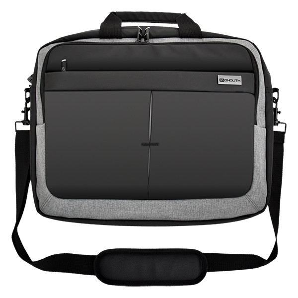 Monolith 1501 Style IT 15,6 inch laptoptas zwart/grijs 2000001501 068519 - 1