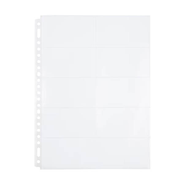 Multo geperforeerd hoesje A4 voor visitekaartjes (10 stuks) 234662 - 2