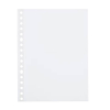 Multo geperforeerd hoesje transparant A5 17-gaats 140 micron (10 stuks) 205676 - 2