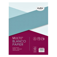 Multo geperforeerde cursusblok A5 blanco 80 g/m² 50 vellen (17 gaten)