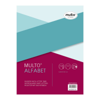 Multo plastic tabbladen A4 grijs met 20 tabs A-Z (23 gaten) 3007042020 205697