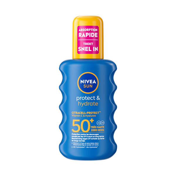 NIVEA SUN zonnecrème Protect & Hydrate Zonnespray SPF50+ 200 ML SNI06296 - 1
