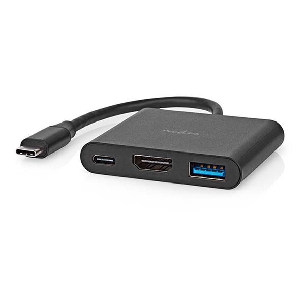 Nedis USB-C docking station USB-C, USB-A, HDMI zwart (0,1 meter) K010214335 Nedis USB-C docking station USB-C, USB-A, HDMI zwart (0,1 meter) K010214335 - 4