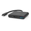 Nedis USB-C docking station USB-C, USB-A, HDMI zwart (0,1 meter) K010214335 Nedis USB-C docking station USB-C, USB-A, HDMI zwart (0,1 meter) K010214335 - 4