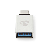 Nedis USB-C naar USB-A adapter zilver K010221041