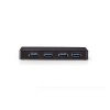 Nedis USB hub met externe voeding zwart (4 poorten) N030200007 - 1