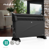 Nedis convector (2000W, ruimtes tot 25 m², zwart) K170101175 - 2