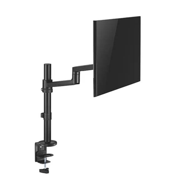 Neomounts Next Lite ruimtebesparende monitorarm voor 1 monitor zwart (met klem en bladdoorvoer) 204011 - 3