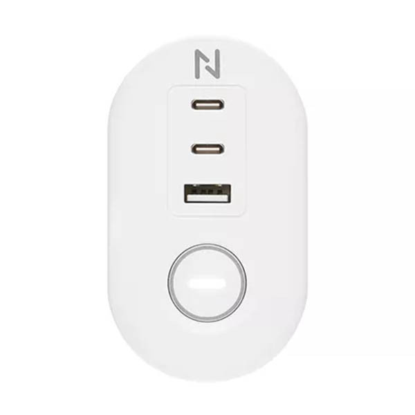 Neomounts bureau stekkerdoos met 3 stopcontacten en 3 USB wit 204029 - 5