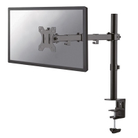 Neomounts monitorarm voor 1 monitor zwart (met klem en bladdoorvoer) FPMA-D550BLACK 200302