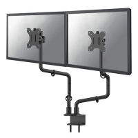 Neomounts monitorarm voor 2 monitoren zwart (met klem) FPMA-D010DBLACK 200301