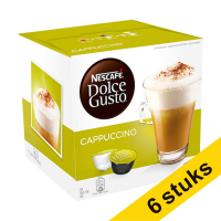 Aanbieding: 6x Nescafé Dolce Gusto Cappuccino (16 stuks)