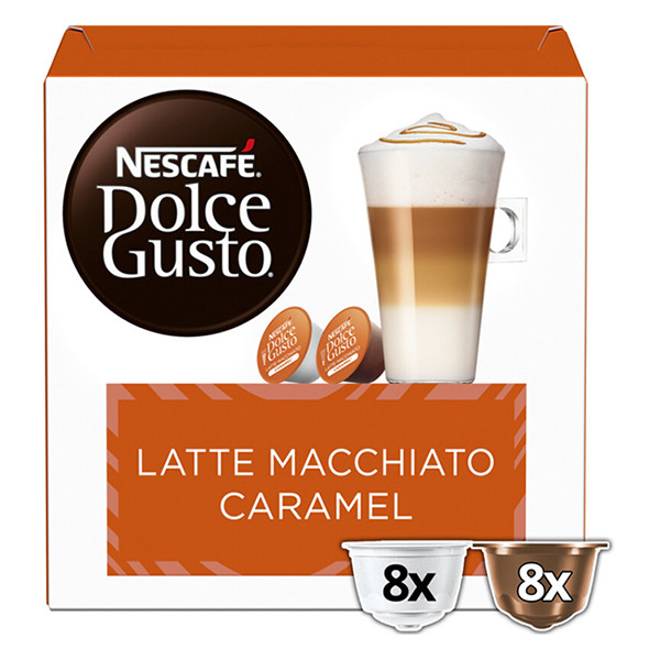 Nescafe Dolce Gusto Nescafé Dolce Gusto latte macchiato caramel (16 stuks) 53905 423312 - 2