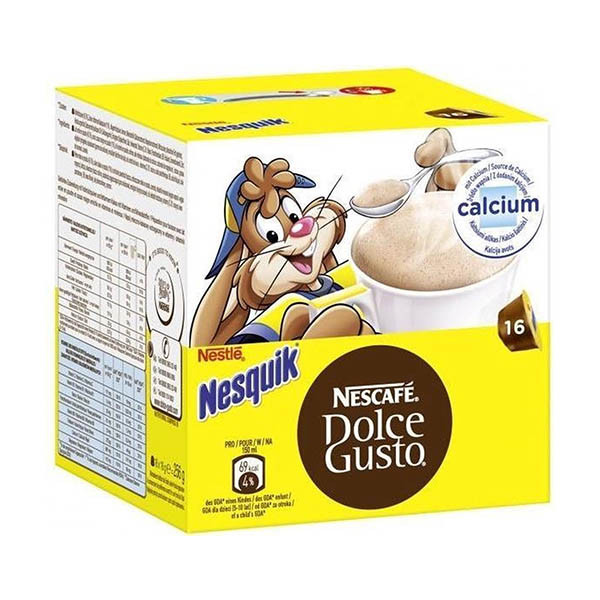 Nescafe Dolce Gusto Nesquik Hot Chocolate (16 stuks) 422977 - 1