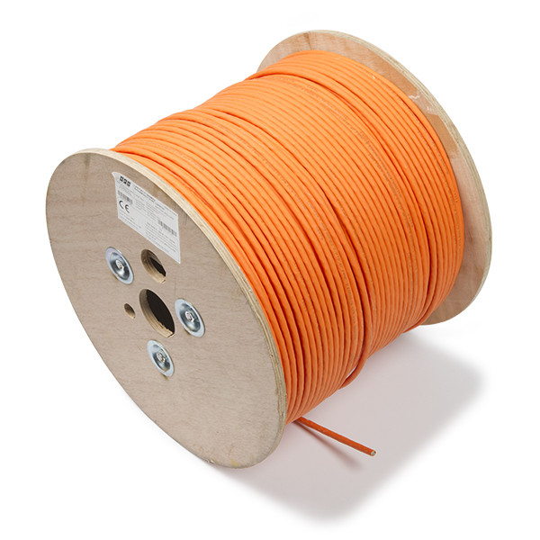 Netwerkkabel Cat7 S/FTP oranje stugge kern (500 meter) MK7101.500-CPR K010609007 - 1