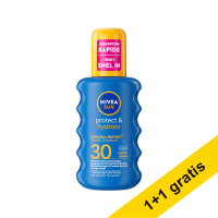 Aanbieding: 2x Nivea Sun Protect & Hydrate zonnespray SPF30 200 ml SNI06299