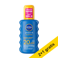 Aanbieding: 3x NIVEA SUN zonnecrème Protect & Hydrate Spray SPF 20 200 ML SNI06301