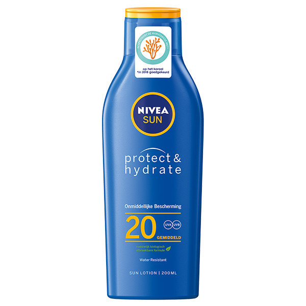 Nivea Protect & Hydrate zonnemelk SPF20 200 ml SNI05307 - 1