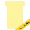 Aanbieding: 3x Nobo T-kaarten geel maat 2 (100 stuks) 247539 - 1