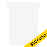 Aanbieding: 3x Nobo T-kaarten wit maat 3 (100 stuks)