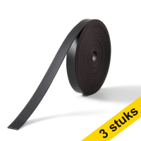 Aanbieding: 3x Nobo magnetische tape 10 mm x 5 m zwart