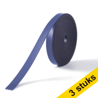 Aanbieding: 3x Nobo magnetische tape 5 mm x 2 m blauw
