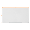 Nobo Diamond magnetisch glasbord 126 x 71,1 cm wit 1905177 247329 - 2